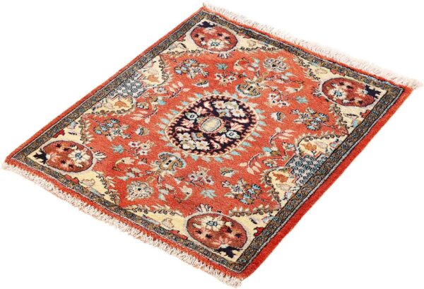 Qom Persian Rug 58 × 75 cm, Silk, hand-knotted, exclusive — view 3