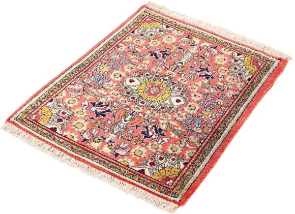 Qom Persian Rug 60 × 77 cm, Silk, hand-knotted, exclusive — view 3
