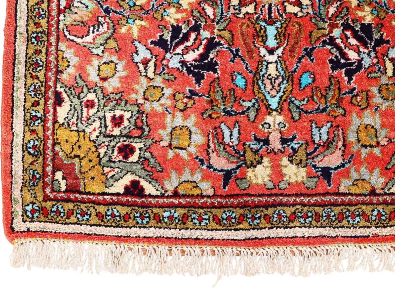 Qom Persian Rug 60 × 77 cm, Silk, hand-knotted, exclusive — view 5