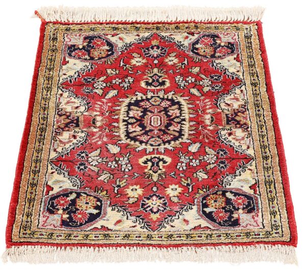 Qom Persian Rug 61 × 75 cm, Silk, hand-knotted, exclusive — view 2