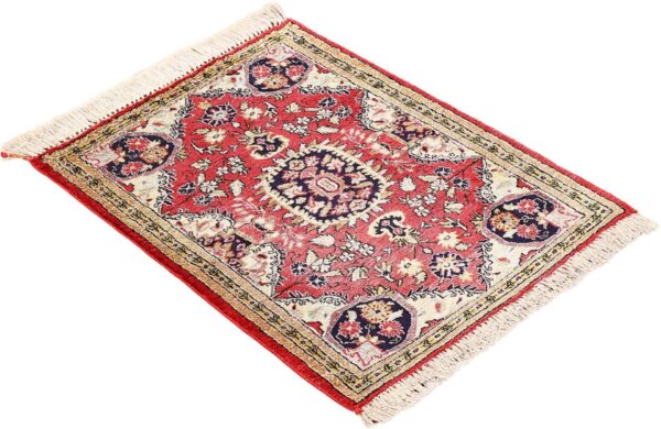 Qom Persian Rug 61 × 75 cm, Silk, hand-knotted, exclusive — view 4