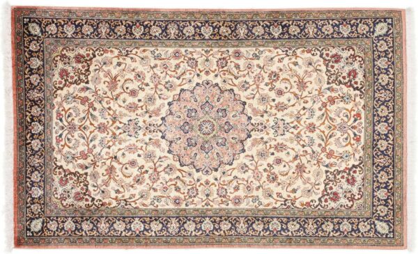 Qom Persian Rug 75 × 122 cm, Silk, hand-knotted