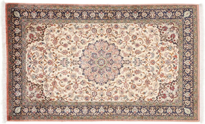 Qom Persian Rug 75 × 122 cm, Silk, hand-knotted
