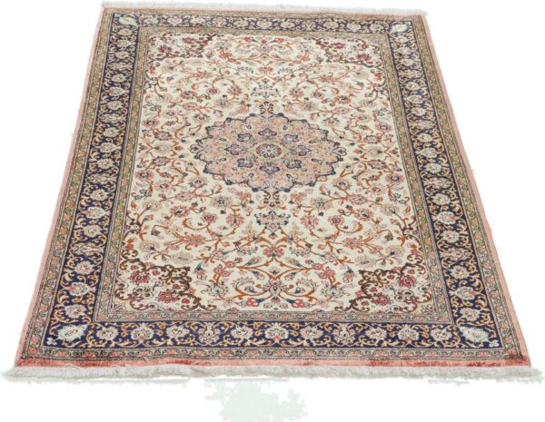Qom Persian Rug 75 × 122 cm, Silk, hand-knotted — view 2