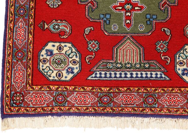 Qom Persian Rug 83 × 124 cm, Wool and Silk, hand-knotted — view 5