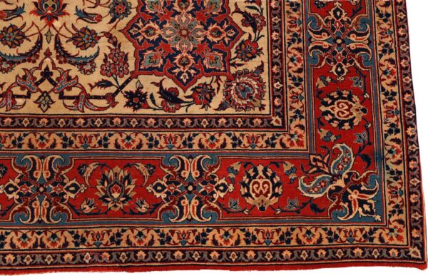 Isfahan Persian Rug 146 × 222 cm, Wool, hand-knotted — view 5 Isfahan Persian Rug 146 × 222 cm, Wool, hand-knotted — view 5