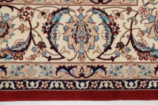 Isfahan Persian Rug 150 × 226 cm, Wool and Silk, hand-knotted — view 8