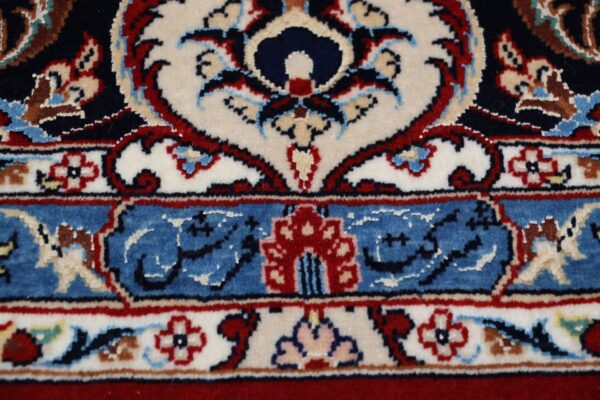 Isfahan Persian Rug 170 × 255 cm, Wool and Silk, hand-knotted — view 12