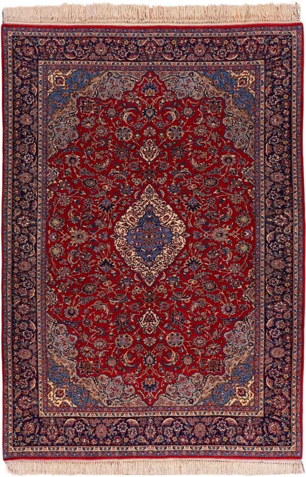Isfahan Persian Rug 208 × 298 cm, Wool, hand-knotted
