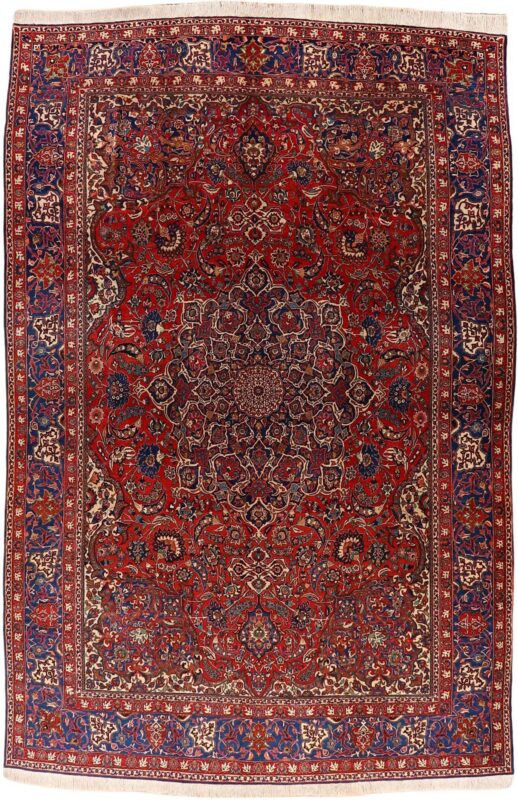 Isfahan Persian Rug 300 × 459 cm, Wool, hand-knotted, antique