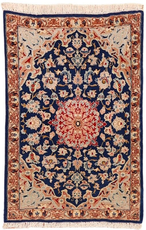 Isfahan Persian Rug 58 × 85 cm, Wool, hand-knotted