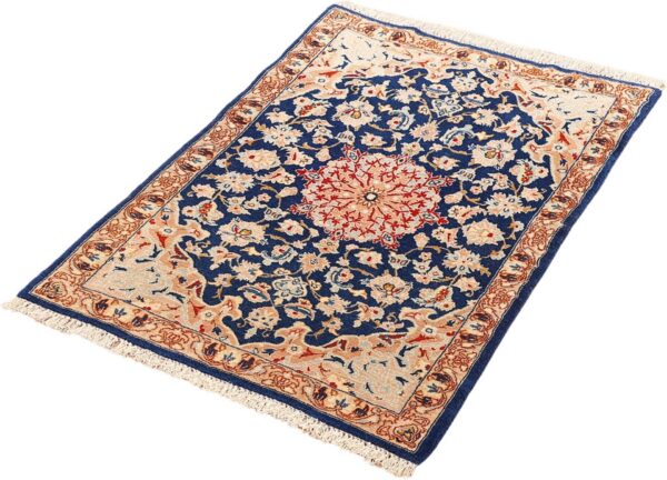 Isfahan Persian Rug 58 × 85 cm, Wool, hand-knotted — view 3