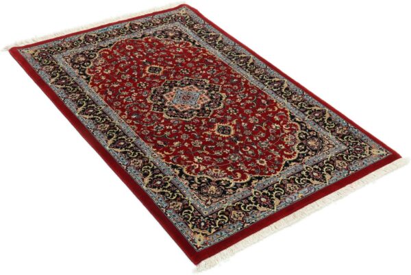 Isfahan Persian Rug 82 × 128 cm, Wool and Silk, hand-knotted — view 4