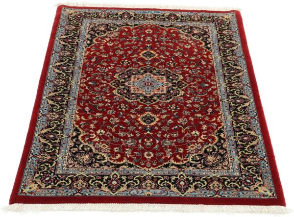 Isfahan Persian Rug 82 × 128 cm, Wool and Silk, hand-knotted — view 7