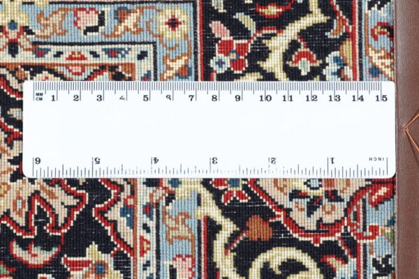 Isfahan Persian Rug 82 × 128 cm, Wool and Silk, hand-knotted — view 10
