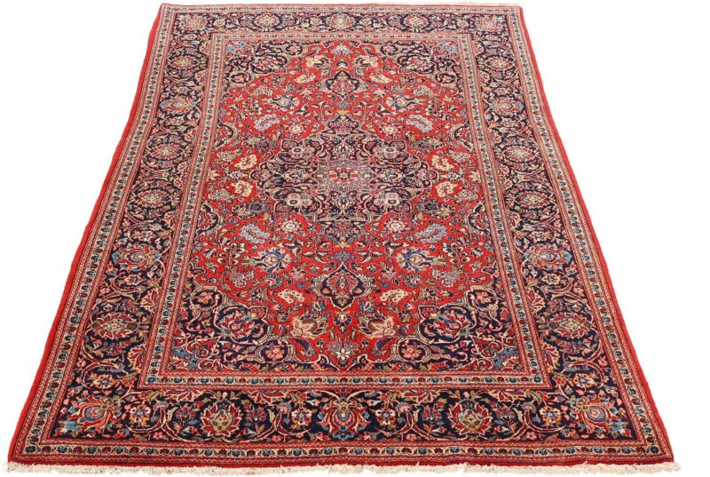 Kashan Persian Rug 127 × 210 cm, Wool, hand-knotted — view 4 Kashan Persian Rug 127 × 210 cm, Wool, hand-knotted — view 4