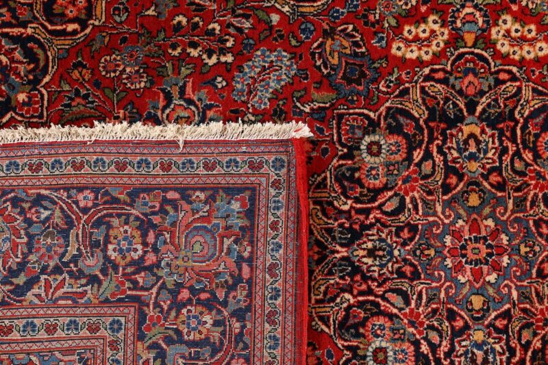 Kashan Persian Rug 127 × 210 cm, Wool, hand-knotted — view 7 Kashan Persian Rug 127 × 210 cm, Wool, hand-knotted — view 7
