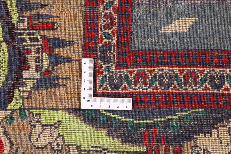 Kashan Persian Rug 130 × 202 cm, Wool, hand-knotted, antique — view 10 Kashan Persian Rug 130 × 202 cm, Wool, hand-knotted, antique — view 10