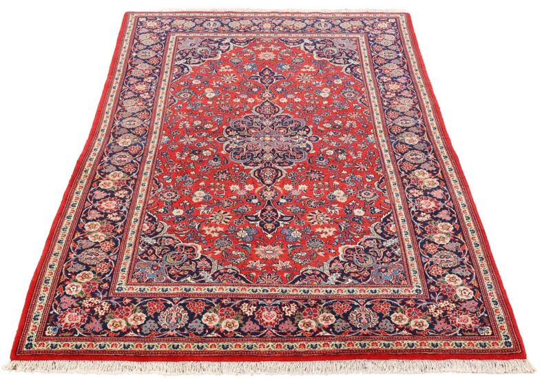 Kashan Persian Rug 131 × 210 cm, Wool, hand-knotted, vintage — view 4