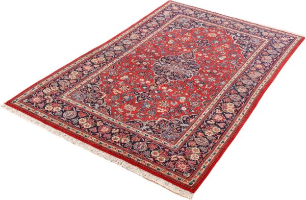 Kashan Persian Rug 131 × 210 cm, Wool, hand-knotted, vintage — view 5