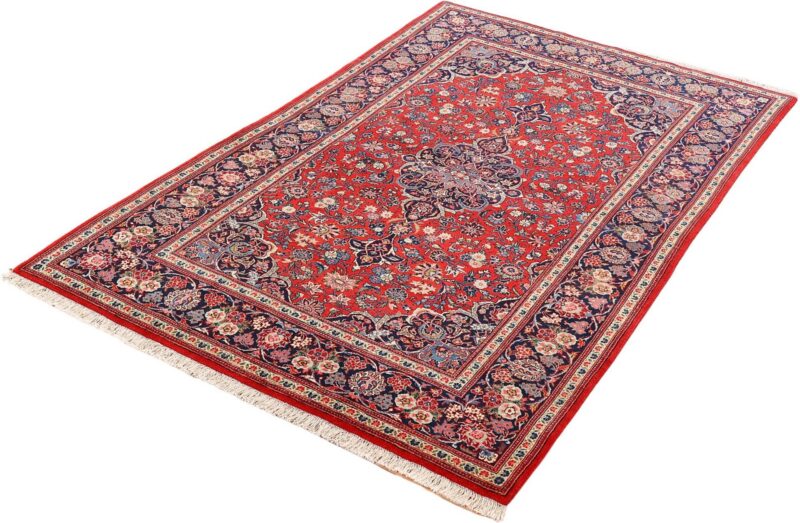 Kashan Persian Rug 131 × 210 cm, Wool, hand-knotted, vintage — view 5