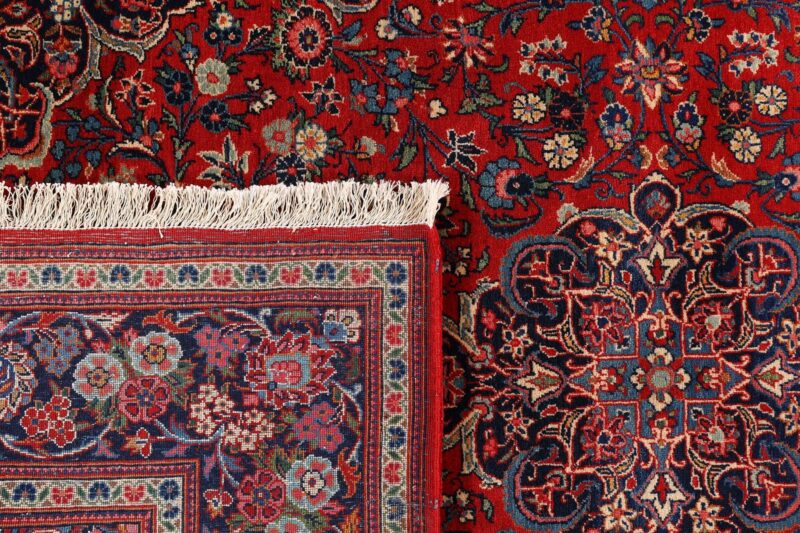 Kashan Persian Rug 131 × 210 cm, Wool, hand-knotted, vintage — view 7