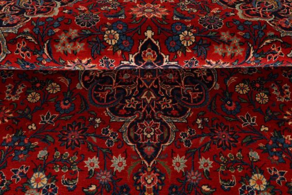 Kashan Persian Rug 131 × 210 cm, Wool, hand-knotted, vintage — view 8