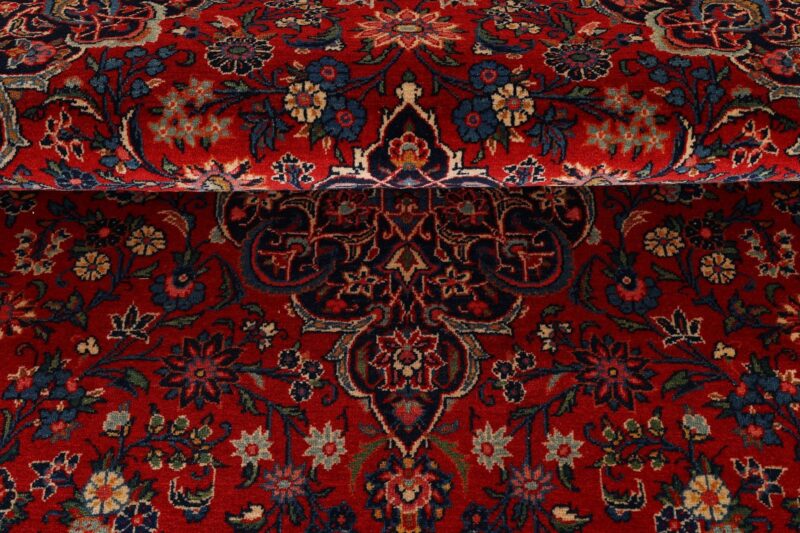 Kashan Persian Rug 131 × 210 cm, Wool, hand-knotted, vintage — view 8