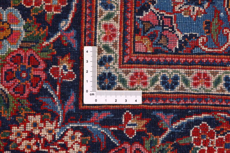 Kashan Persian Rug 131 × 210 cm, Wool, hand-knotted, vintage — view 9