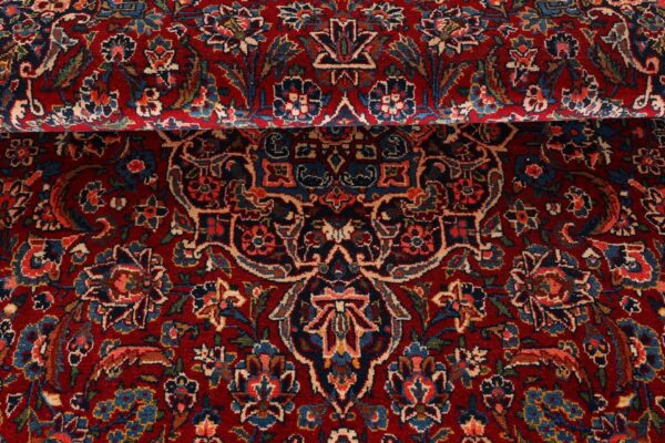 Kashan Persian Rug 133 × 225 cm, Wool, hand-knotted, antique — view 8 Kashan Persian Rug 133 × 225 cm, Wool, hand-knotted, antique — view 8