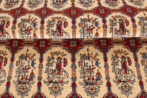 Kashan Persian Rug 134 × 202 cm, Wool, hand-knotted, antique — view 8 Kashan Persian Rug 134 × 202 cm, Wool, hand-knotted, antique — view 8