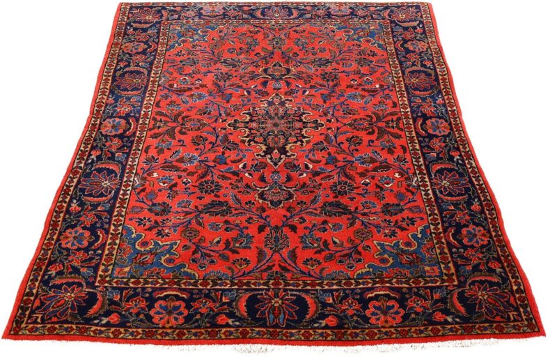 Kashan Persian Rug 135 × 200 cm, Wool, hand-knotted — view 2 Kashan Persian Rug 135 × 200 cm, Wool, hand-knotted — view 2
