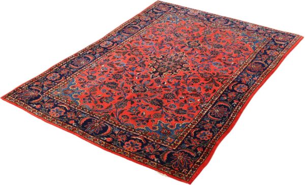 Kashan Persian Rug 135 × 200 cm, Wool, hand-knotted — view 3 Kashan Persian Rug 135 × 200 cm, Wool, hand-knotted — view 3