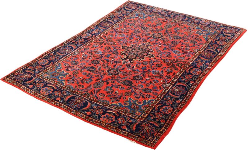 Kashan Persian Rug 135 × 200 cm, Wool, hand-knotted — view 3 Kashan Persian Rug 135 × 200 cm, Wool, hand-knotted — view 3