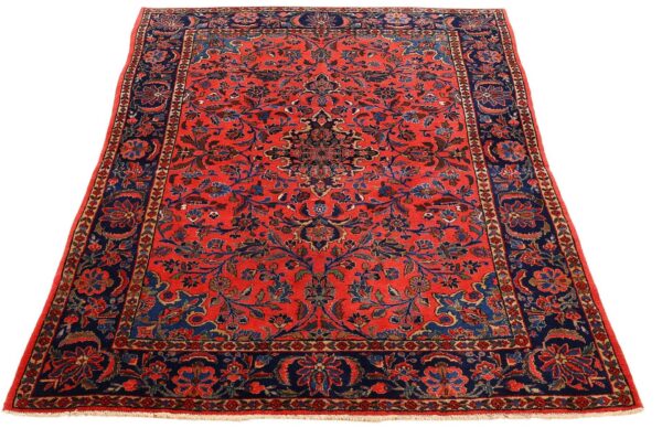 Kashan Persian Rug 135 × 200 cm, Wool, hand-knotted — view 4 Kashan Persian Rug 135 × 200 cm, Wool, hand-knotted — view 4
