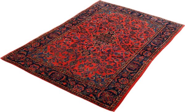 Kashan Persian Rug 135 × 200 cm, Wool, hand-knotted — view 5 Kashan Persian Rug 135 × 200 cm, Wool, hand-knotted — view 5