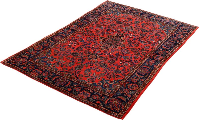Kashan Persian Rug 135 × 200 cm, Wool, hand-knotted — view 5 Kashan Persian Rug 135 × 200 cm, Wool, hand-knotted — view 5