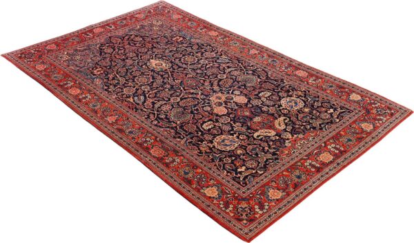 Kashan Persian Rug 135 × 215 cm, Wool, hand-knotted — view 4 Kashan Persian Rug 135 × 215 cm, Wool, hand-knotted — view 4