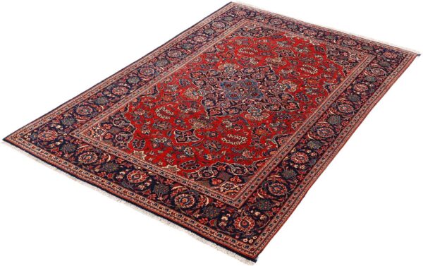 Kashan Persian Rug 140 × 202 cm, Wool, hand-knotted — view 3