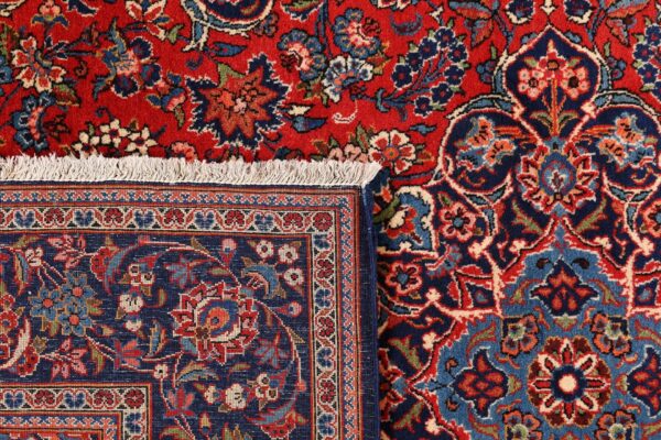 Kashan Persian Rug 140 × 202 cm, Wool, hand-knotted — view 7