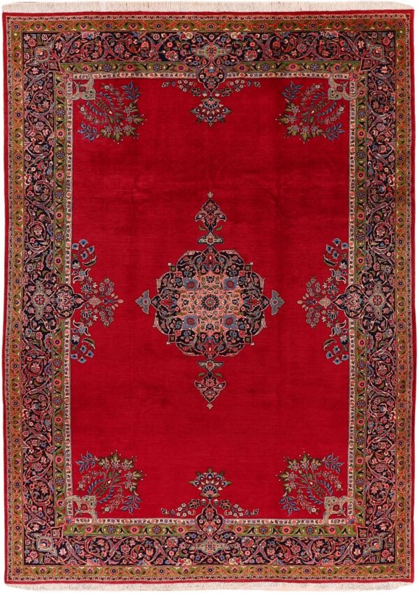 Kashan Persian Rug 250 × 346 cm, Wool, hand-knotted