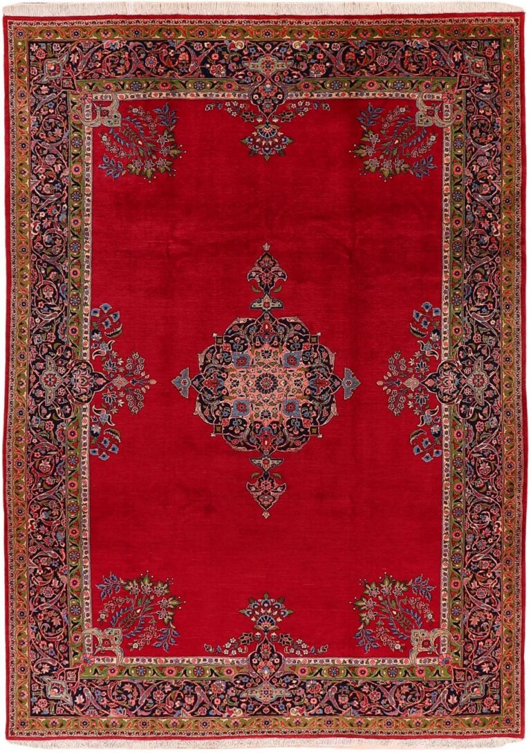 Kashan Persian Rug 250 × 346 cm, Wool, hand-knotted