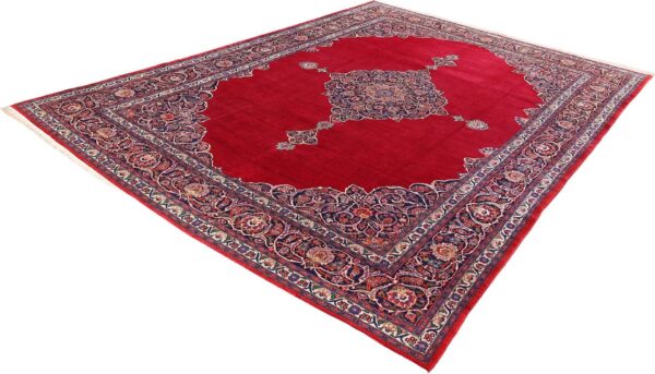 Kashan Persian Rug 306 × 452 cm, Wool, hand-knotted, antique — view 3