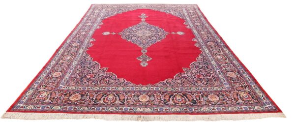 Kashan Persian Rug 306 × 452 cm, Wool, hand-knotted, antique — view 4