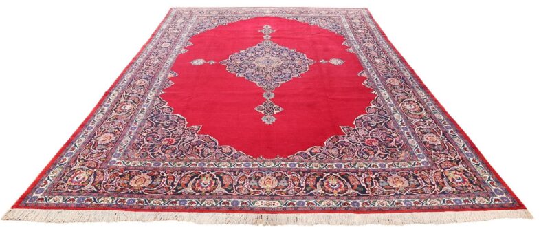 Kashan Persian Rug 306 × 452 cm, Wool, hand-knotted, antique — view 4
