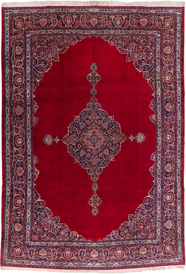 Kashan Persian Rug 306 × 452 cm, Wool, hand-knotted, antique