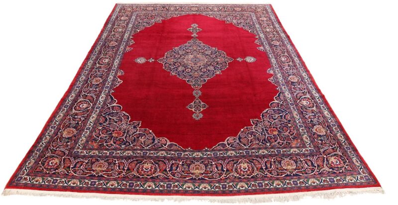 Kashan Persian Rug 306 × 452 cm, Wool, hand-knotted, antique — view 2