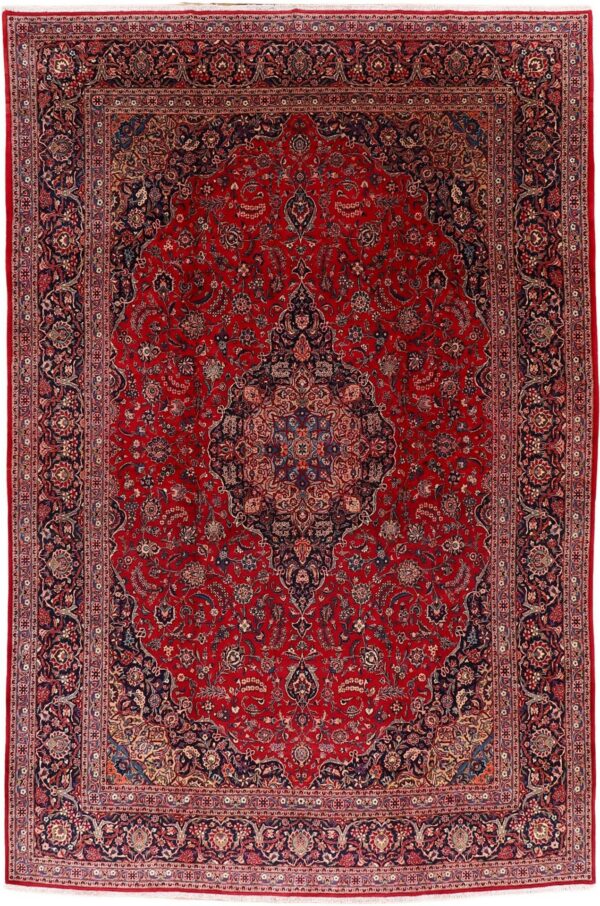 Kashan Persian Rug 307 × 465 cm, Wool, hand-knotted