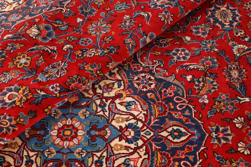 Kashan Persian Rug 308 × 396 cm, Wool, hand-knotted, robust — view 8