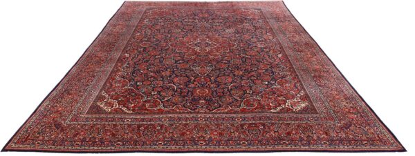 Kashan Persian Rug 308 × 400 cm, Wool, hand-knotted, antique — view 2 Kashan Persian Rug 308 × 400 cm, Wool, hand-knotted, antique — view 2